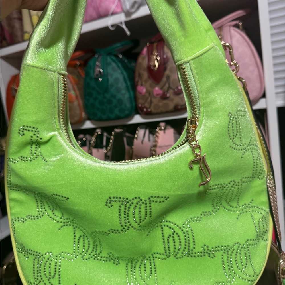Juicy Couture Lime Green UK released Hobo Bag NWT